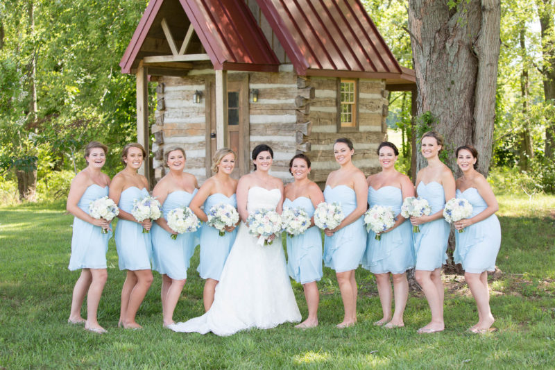 Bridesmaids at Riverside on the Potomac