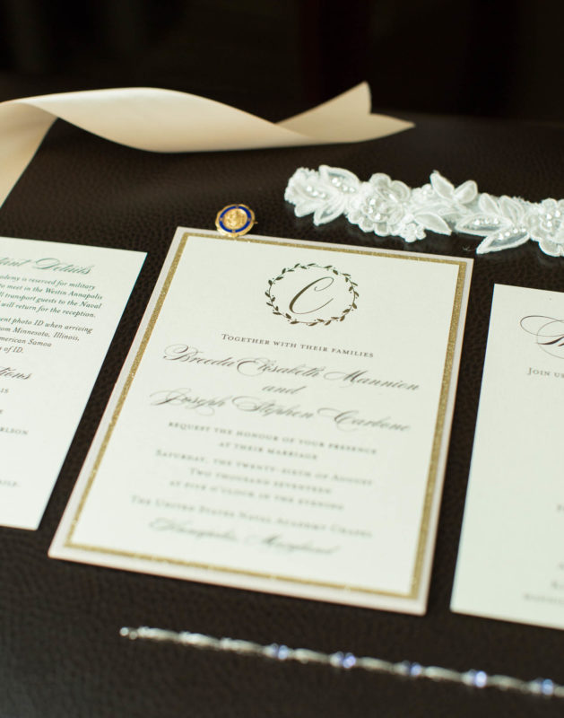 Annapolis Wedding invitations by Jenifer Sirkis