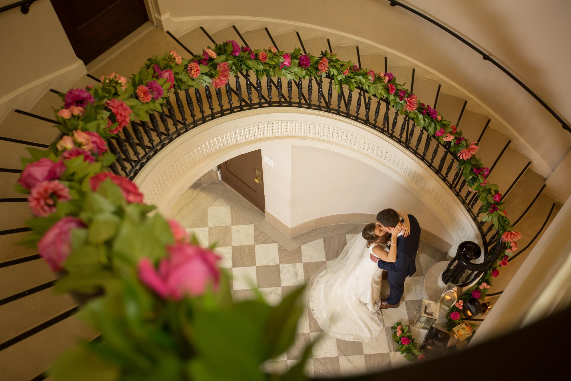 Carnegie Institution for Science Wedding Venue DC Staircase