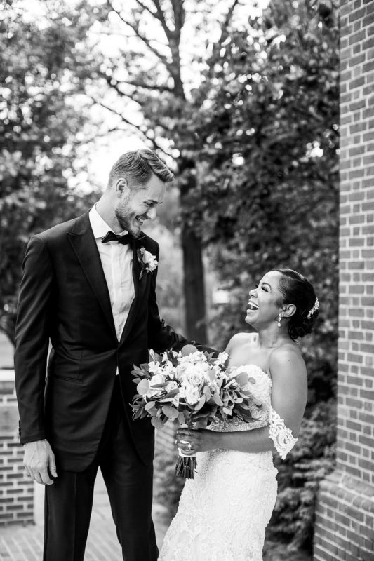 Jasmine and Jake Layman's wedding at the University of Maryland